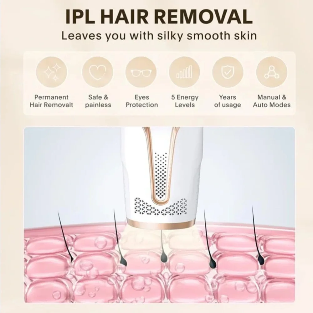 NEW Laser Hair Removal for Women and Men, Hair Removal Device for Body